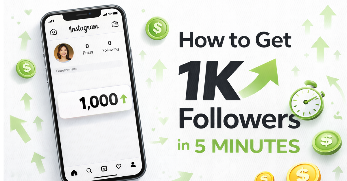 How to Get 1K Followers on Instagram in 5 Minutes