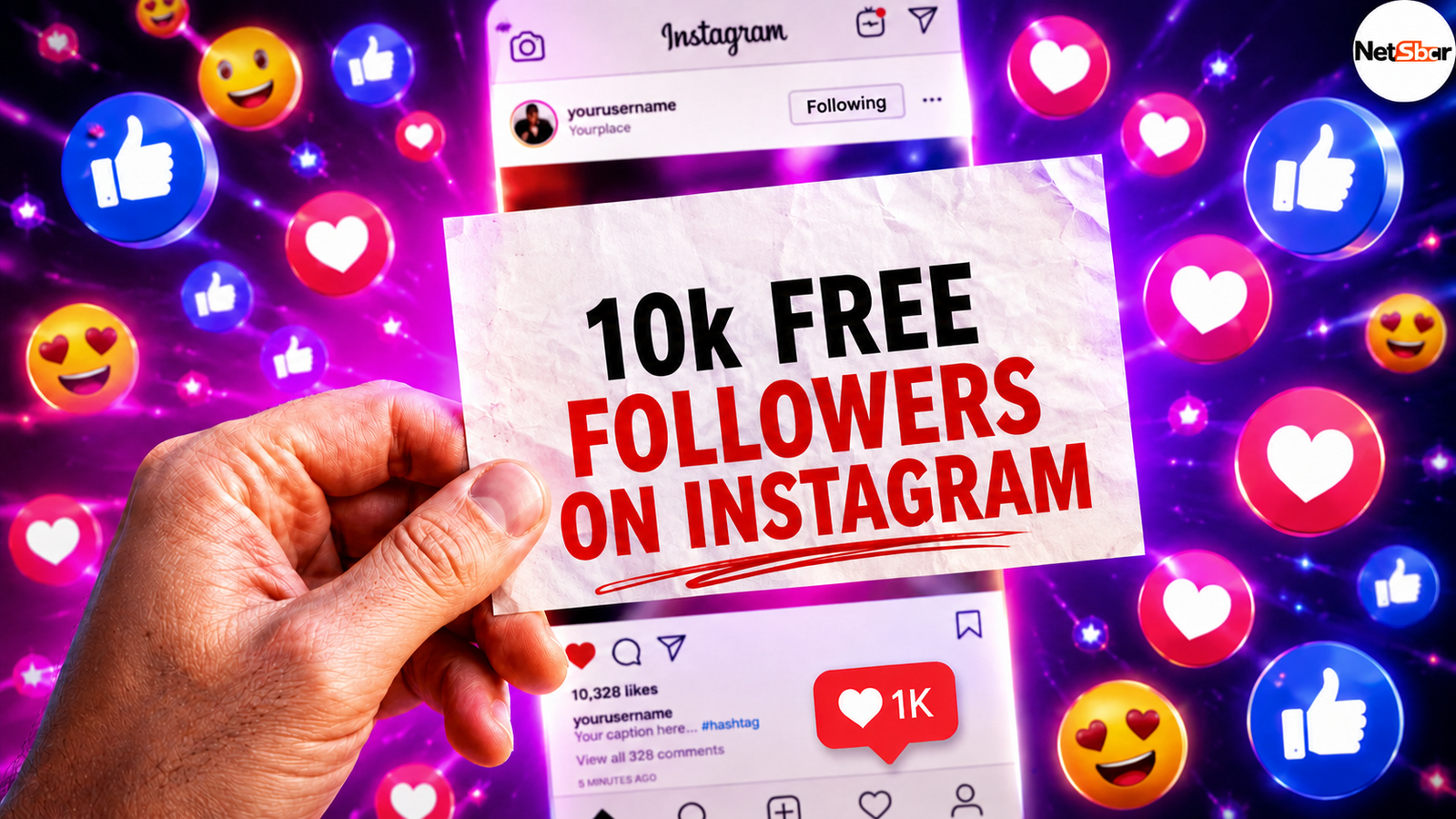 10K Free Followers On Instagram