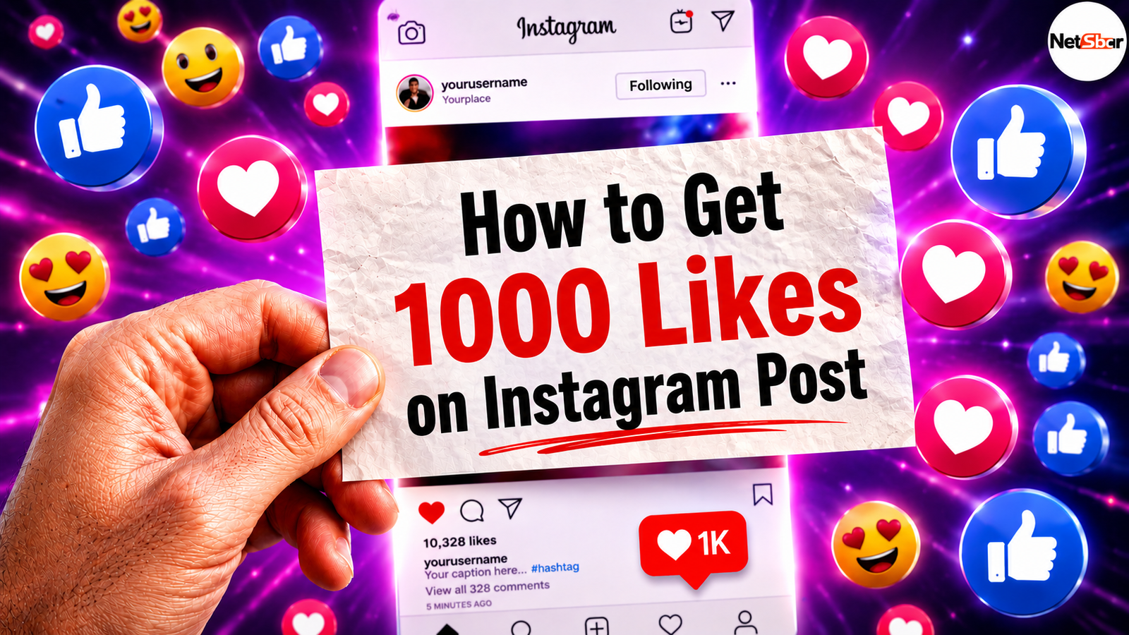 1000 Likes on Instagram Posts